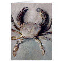 Vintage Crab Painting Cards
