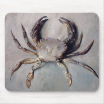 Vintage Crab Painting Mousepads