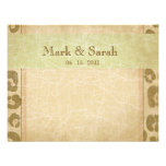Vintage Crackled Pink Leopard RSVP Custom Invitation