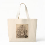 Vintage Creepy Skeletons, Skulls and Trees Tote Bag