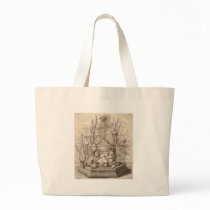 Vintage Creepy Skeletons, Skulls and Trees Tote Bag