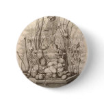 Vintage Creepy Skeletons, Skulls and Trees Pin