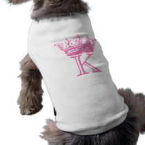 Vintage Crown Monogram Dog Clothes