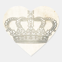Vintage Crown Stickers