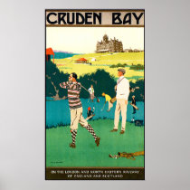 Vintage Cruden Bay Golf Club Print