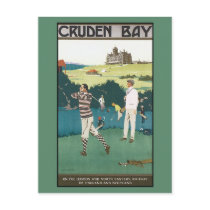 Vintage Cruden Bay Scotland golf ad Postcards