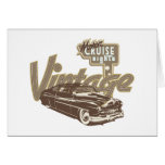 Vintage Cruise Night Greeting Cards
