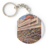 Vintage Cruise Ship; Bon Voyage Party! keychains
