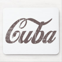 Vintage Cuba Mouse Pad