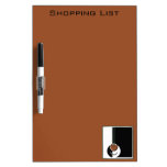 Vintage Cup of Coffee; Black and White Art Deco Dry Erase Board