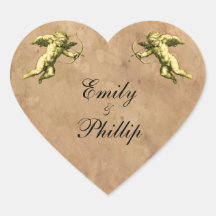 Vintage Cupid Sticker