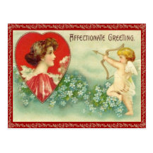 Vintage Cupid's Arrow Postcard