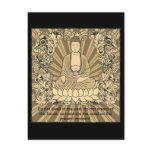 Vintage Custom Buddha Post Card