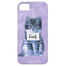 Vintage Cute Cat iphone5 case iPhone 5 Cases