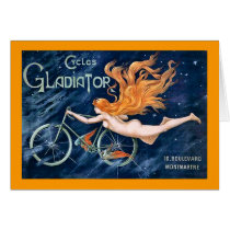 Vintage Cycles Gladiator Bicycles Ad - 1895 Card