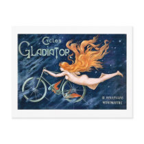Vintage Cycles Gladiator Bicycles Ad - 1895 Post Card