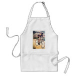 Vintage Cycling graphic bicycle Aprons