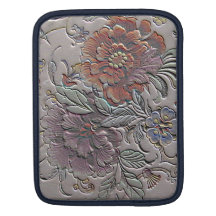 Vintage Czechoslovakian Floral iPad Sleeve