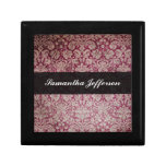 Vintage Damask Wine, Personalized gift boxes