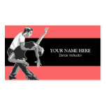 Vintage Dance Instructor Business Card Template