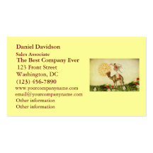 Vintage Dancer on a Camel Business Cards