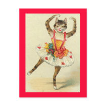 Vintage Dancing Kitty Post Cards