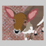 Vintage Darling Deer Art Poster posters