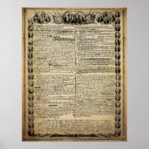 Vintage Declaration of Independence Posters