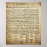 Vintage Declaration of Independence Posters