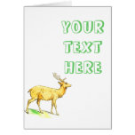 Vintage Deer Greeting Cards