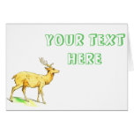 Vintage Deer Greeting Cards