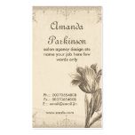 vintage design business card