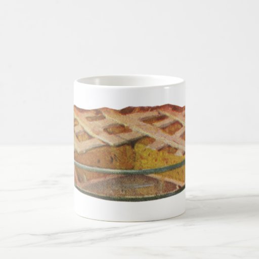 Vintage Dessert; Pie Coffee Mugs