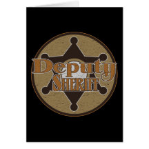 Vintage Deupty Sheriff Cards