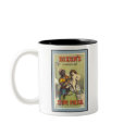 Vintage Dixon's Stove Polish Ad mugs