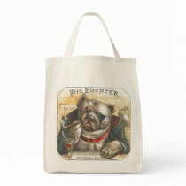 Vintage Dog Bouncer Bar Tote Bags