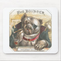 Vintage Dog Bouncer Bar mousepads
