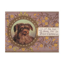 Vintage - Dog Lovers Postcard