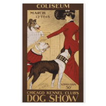 Vintage Dog Show Full Color Flyer