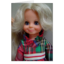 Vintage Doll - card