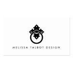 VINTAGE DOOR KNOCKER LOGO No. 1 Business Card