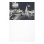 Vintage Downtown Las Vegas Personalized Stationery
