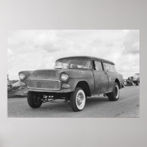 Vintage Drag - Chevy Nomad Gasser - Rolling Stone Posters