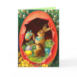 Vintage Easter Bunny Card