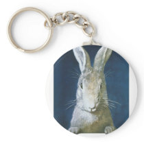 Vintage Easter Bunny Keychain