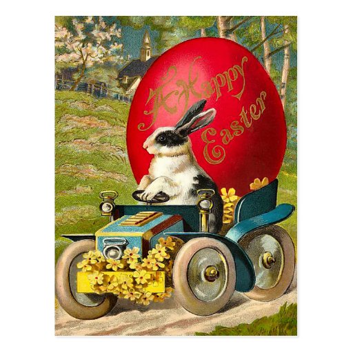 Vintage Easter Bunny Postcard