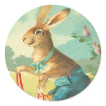 Vintage Easter Bunny Stickers