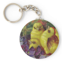 Vintage Easter Card (28) Keychains