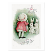 Vintage Easter Card Reproduction Postcard