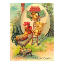 Vintage Easter Chick Postcard